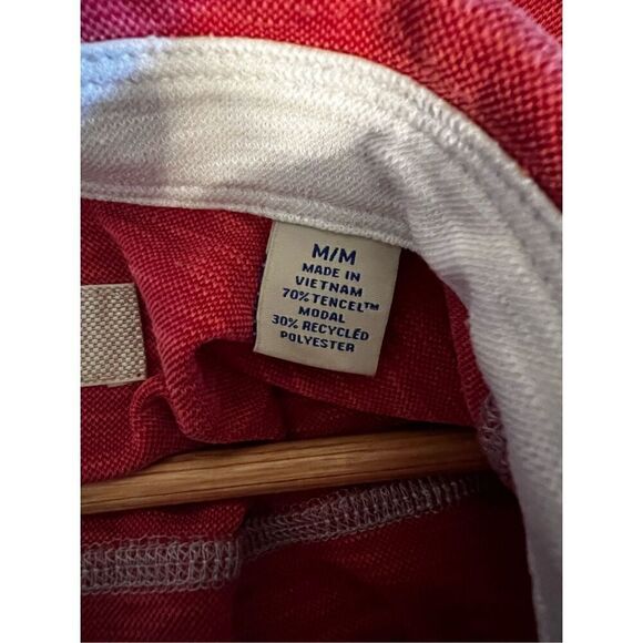 Tommy Bahama Men’s Size Medium Polo Shirt Red Short Sleeve Casual Golf Top - Picture 8 of 8
